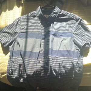 Men's Blue Striped Shirt